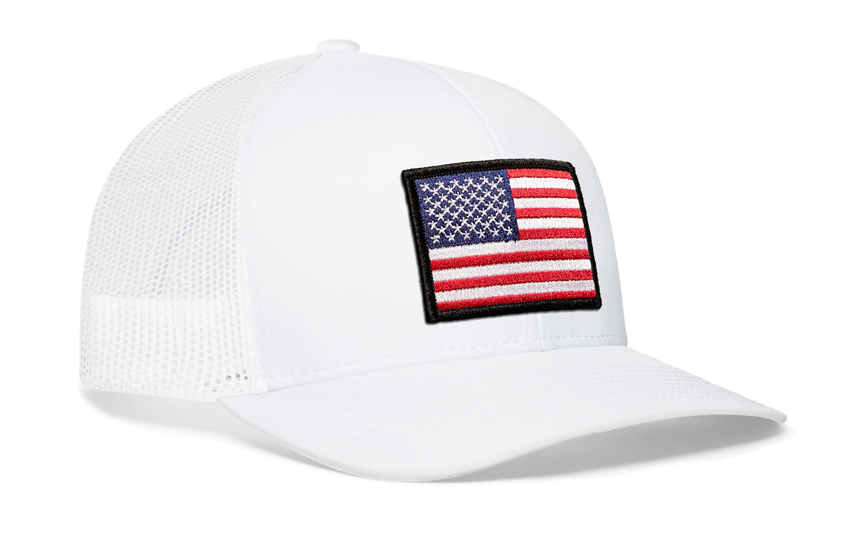 American Flag Trucker Hat | USA Snapback