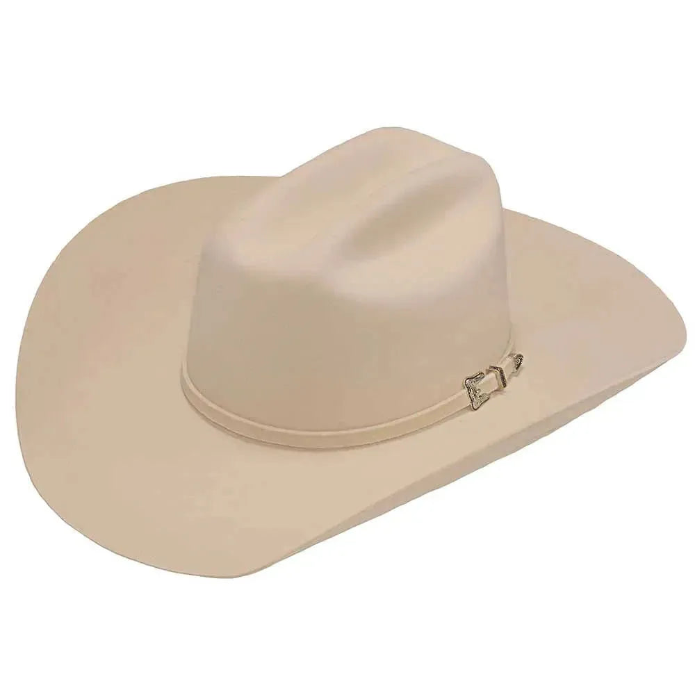 Ariat Cattleman con hebilla - Sombrero vaquero de fieltro de pelo (20X)