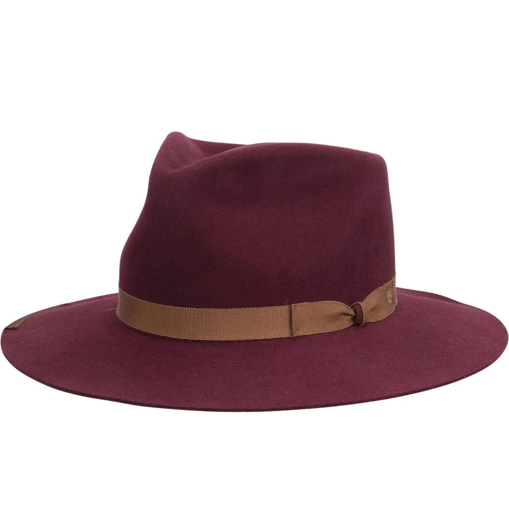 Biltmore Wright - Sombrero Fedora de Fieltro de Pelo Premium de Ala Ancha