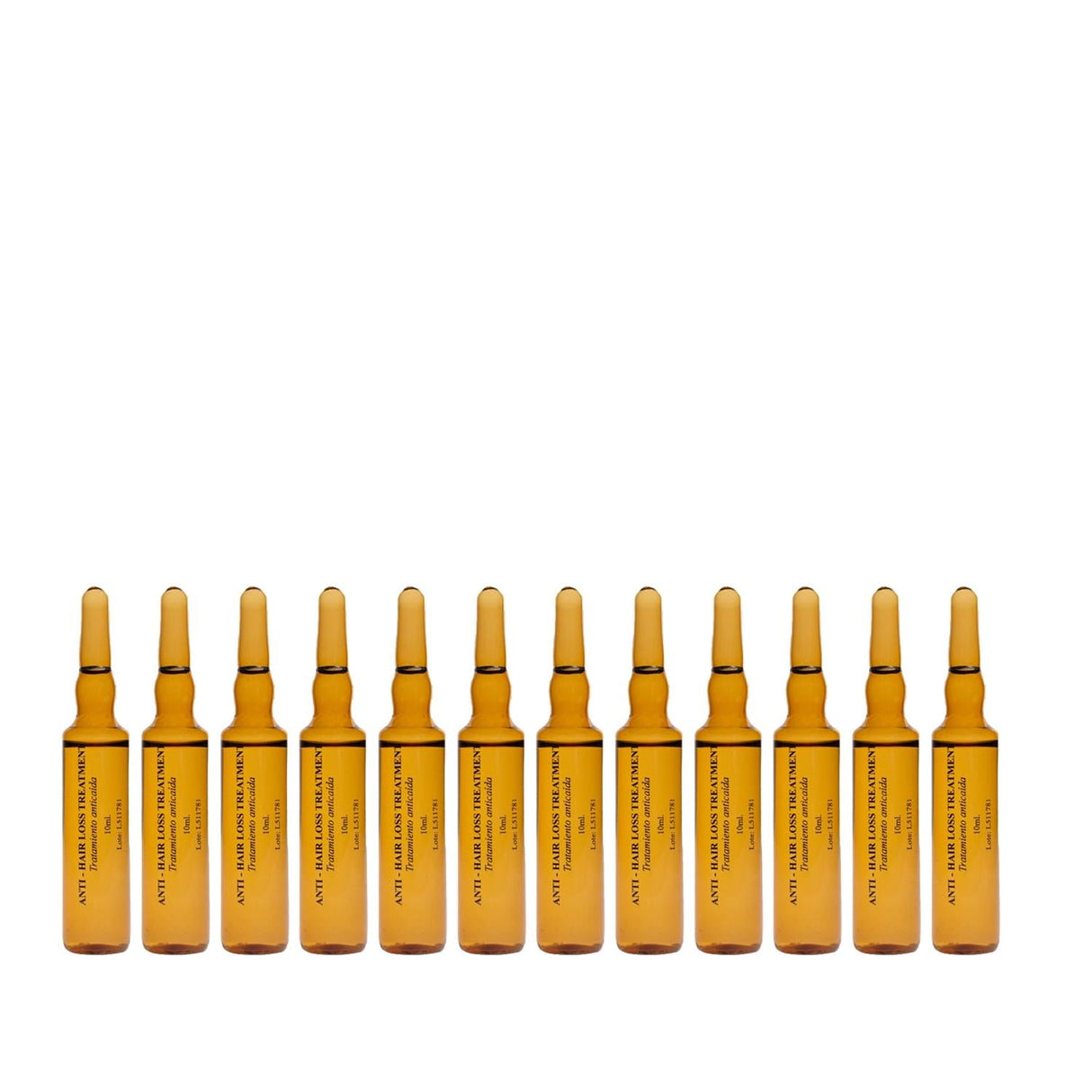 ORIGINAL BOTANIC Vegan Hair Care Ampoules for Women - Anti Hair Loss Treatment, 12 x 10ml