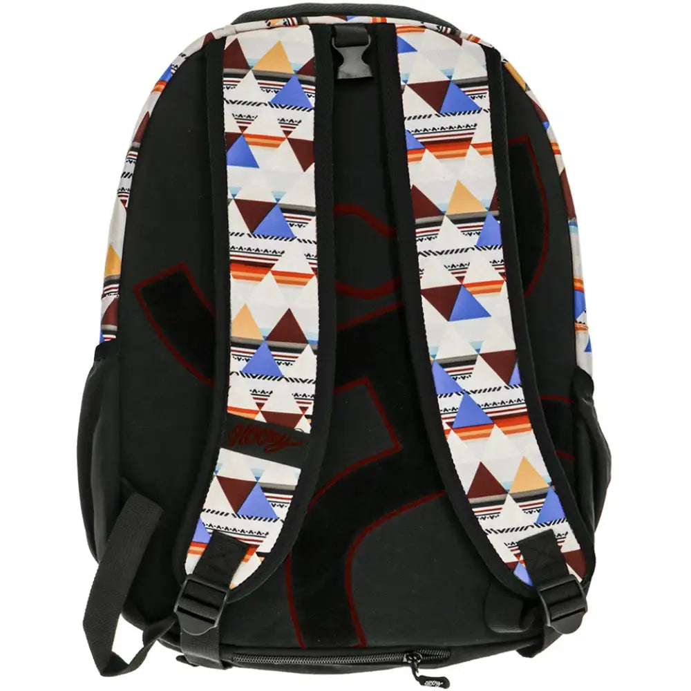 Mochila HOOey "Recess" Diamond Aztec (crema/burdeos)
