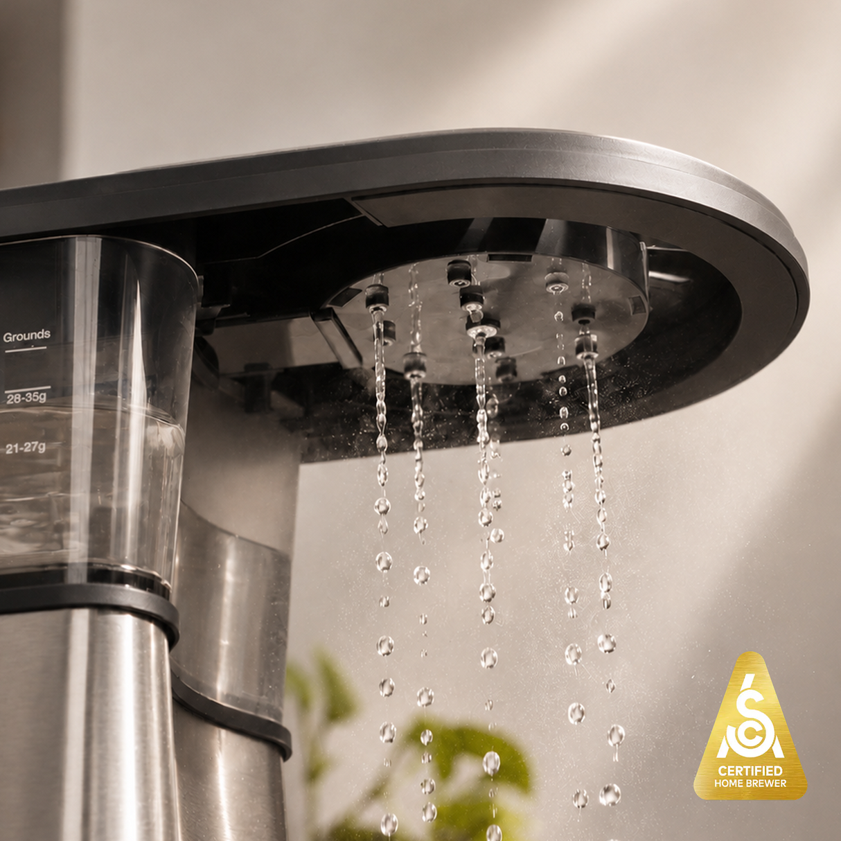 Cafetera Bonavita de 5 tazas, Cafetera térmica – Tamaño compacto, elegante y precisa, sin BPA