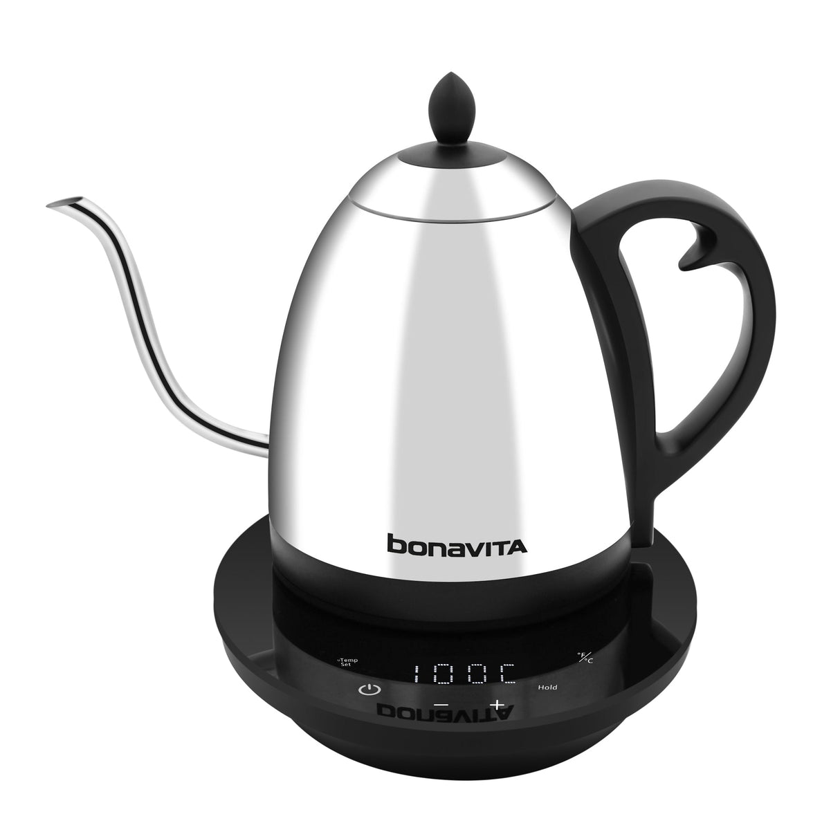 Hervidor Eléctrico de Temperatura de Precisión de Cuello de Cisne Bonavita Cosmopolitan 1.0L