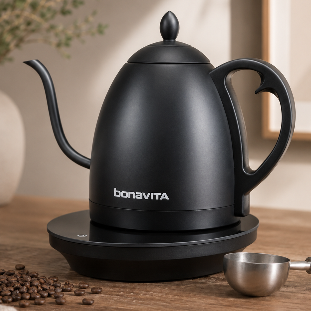 Hervidor Eléctrico de Temperatura de Precisión de Cuello de Cisne Bonavita Cosmopolitan 1.0L