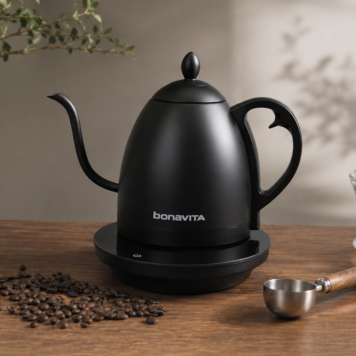 Hervidor Eléctrico de Temperatura de Precisión de Cuello de Cisne Bonavita Cosmopolitan 1.0L