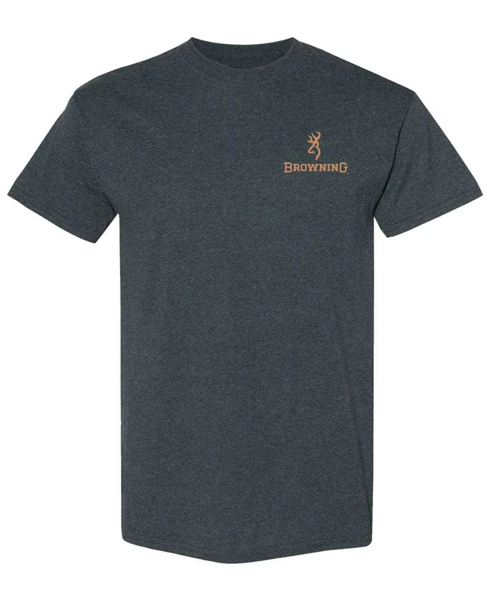 Camiseta de hombre Browning Crosshair Buck (carbón)