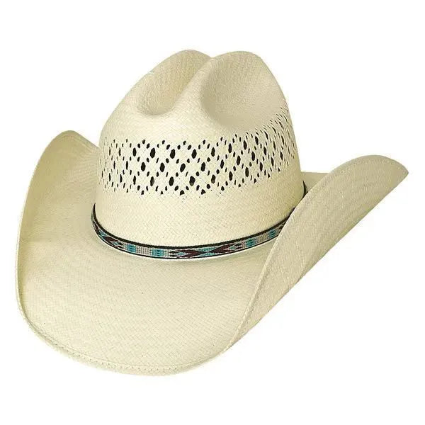 Bullhide Beers Ago - Sombrero de vaquero de paja moldeable