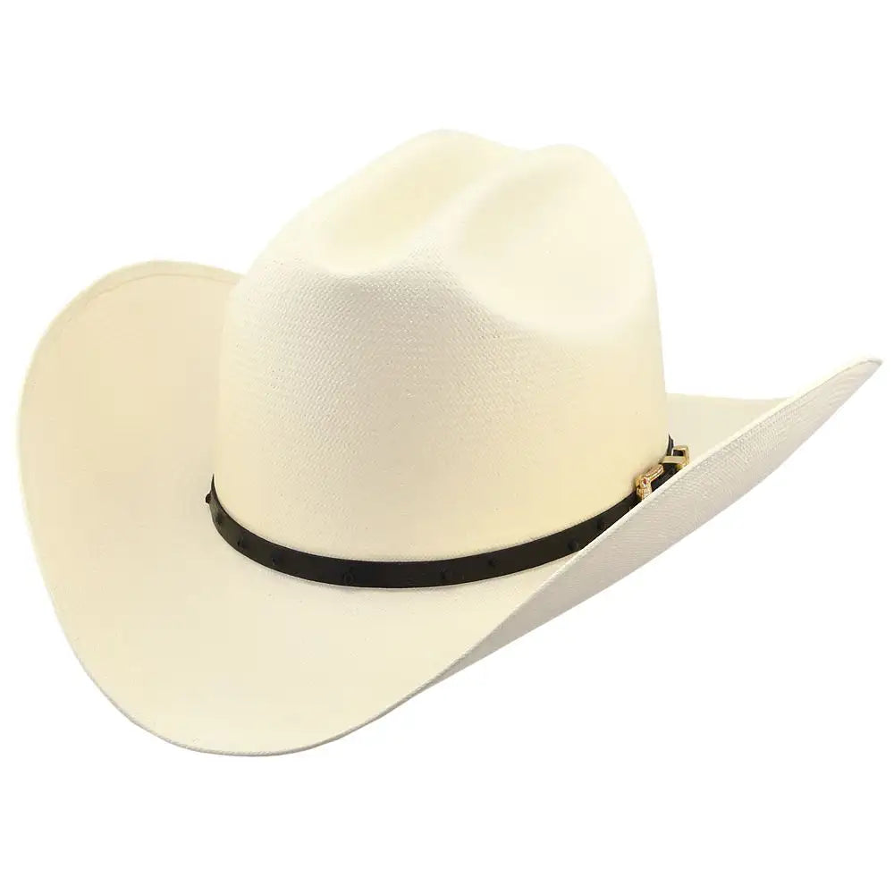 Sombrero Vaquero de Paja Corona de Larry Mahan (3 1/2") - (30X)