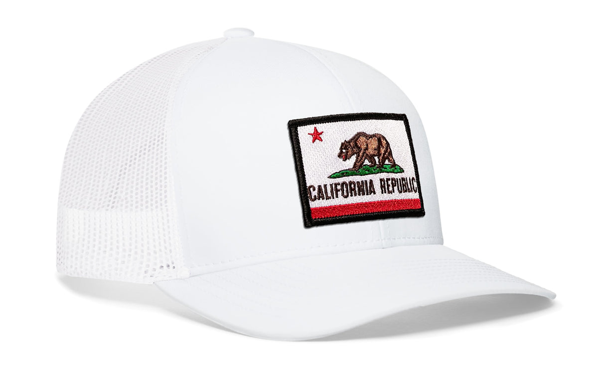 California Flag Trucker Hat | CA Snapback