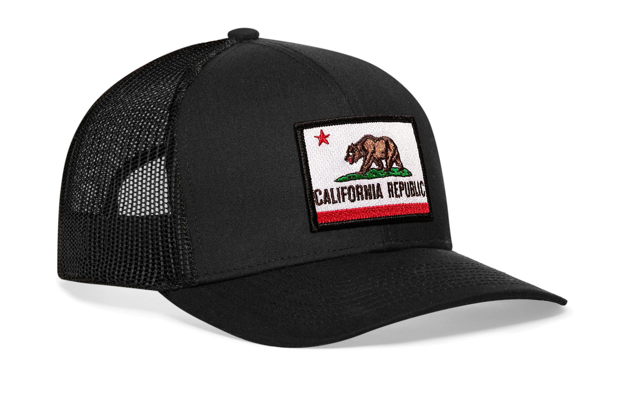 California Flag Trucker Hat | CA Snapback