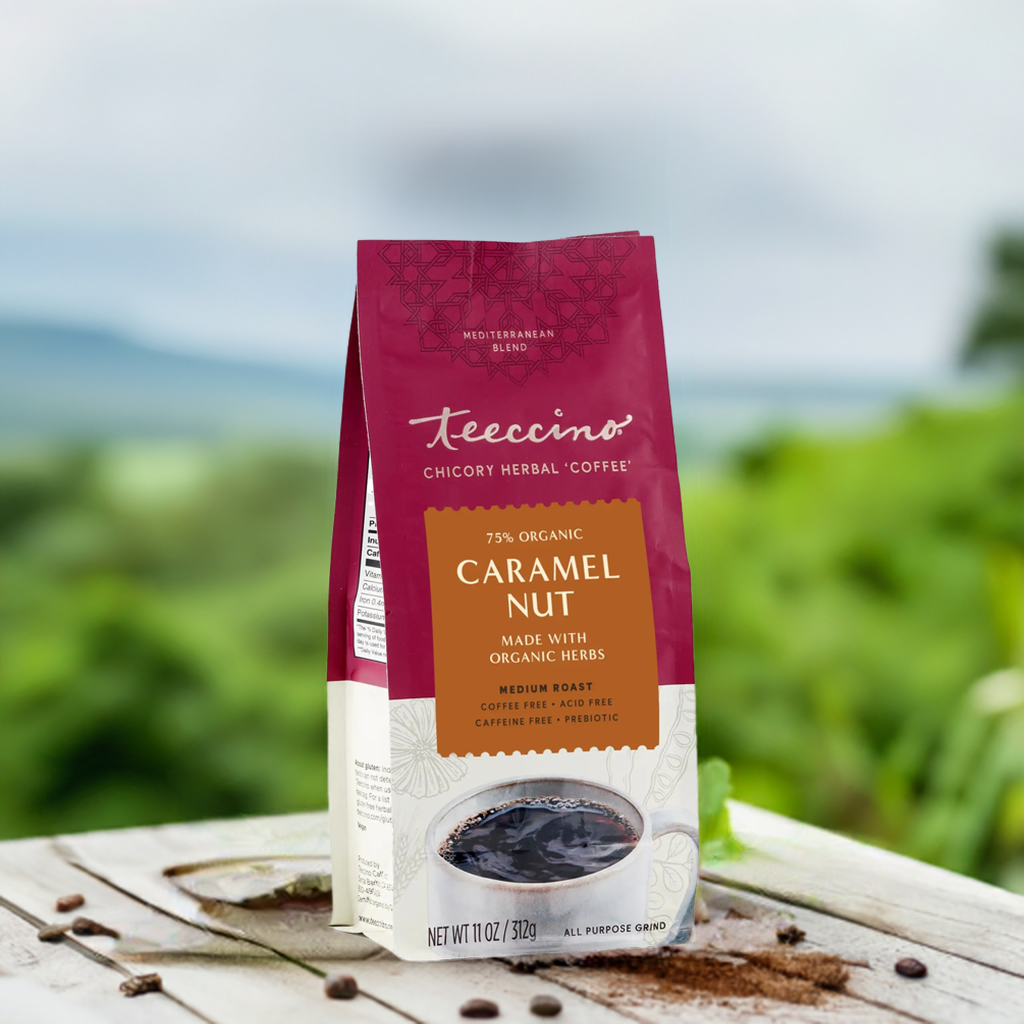 Achicoria con sabor a café de caramelo y nueces