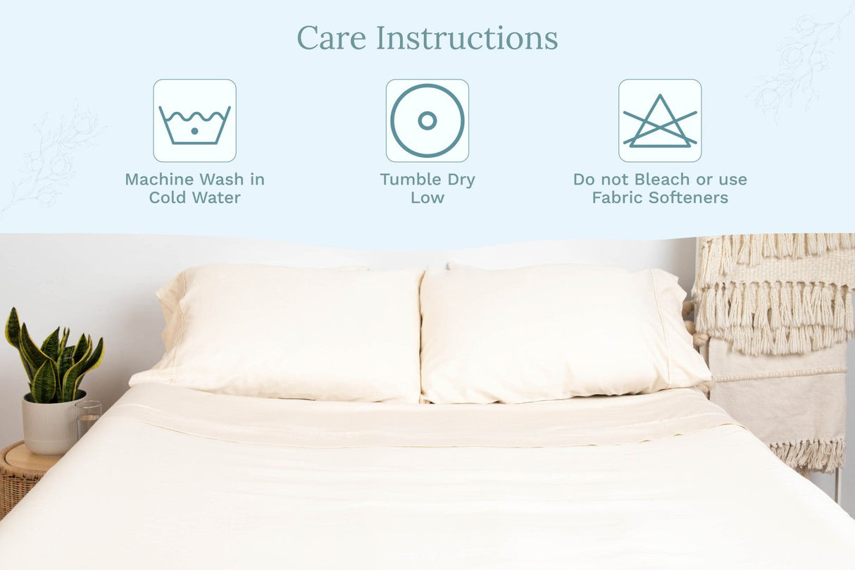 Fundas de almohada de satén orgánico