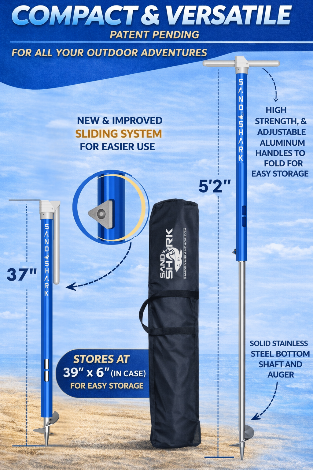 NEW for 2025 Ultimate XL 3.0 – Heavy-Duty Anchor for Boats, Pontoons, Tritoons