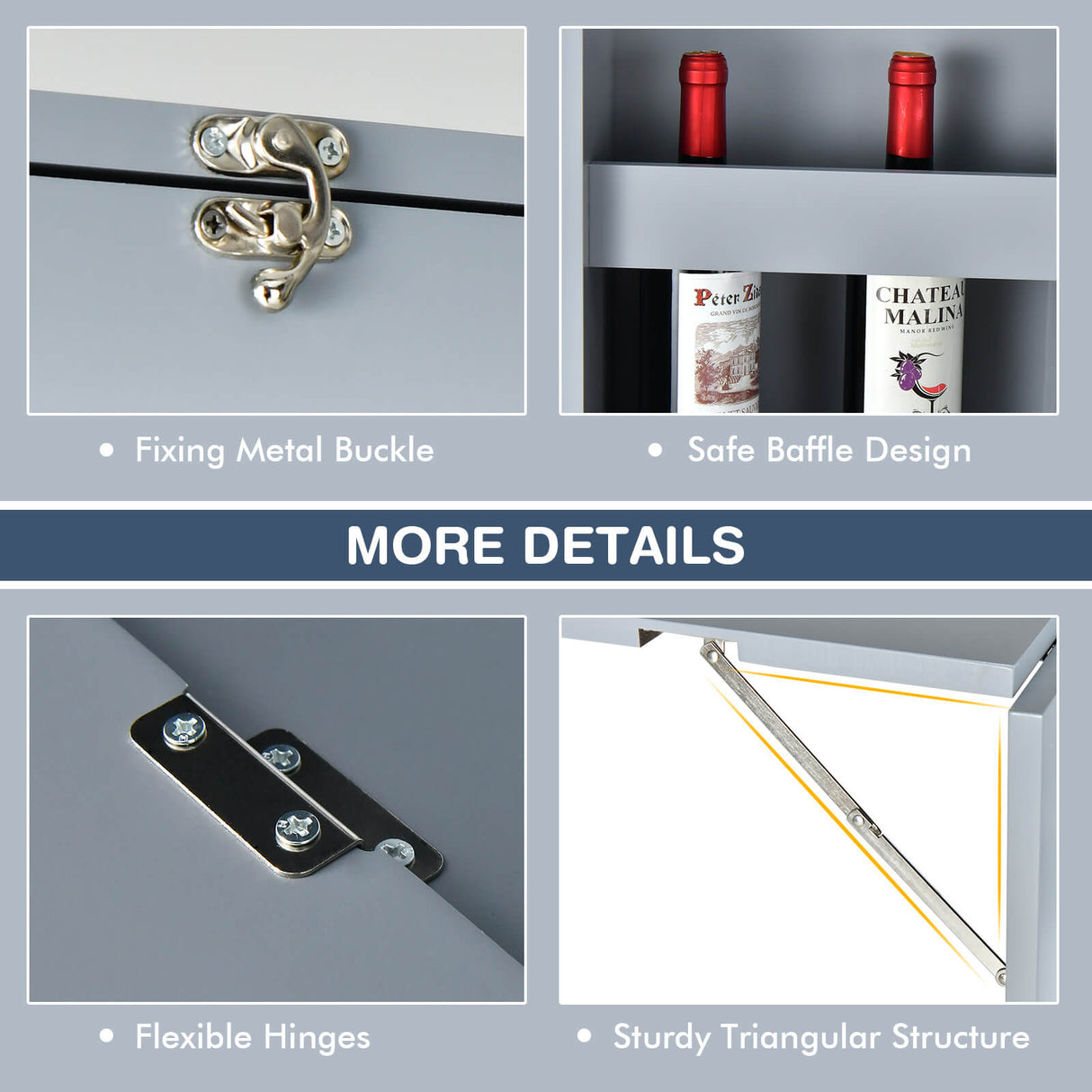 Mesa plegable de pared con pizarra