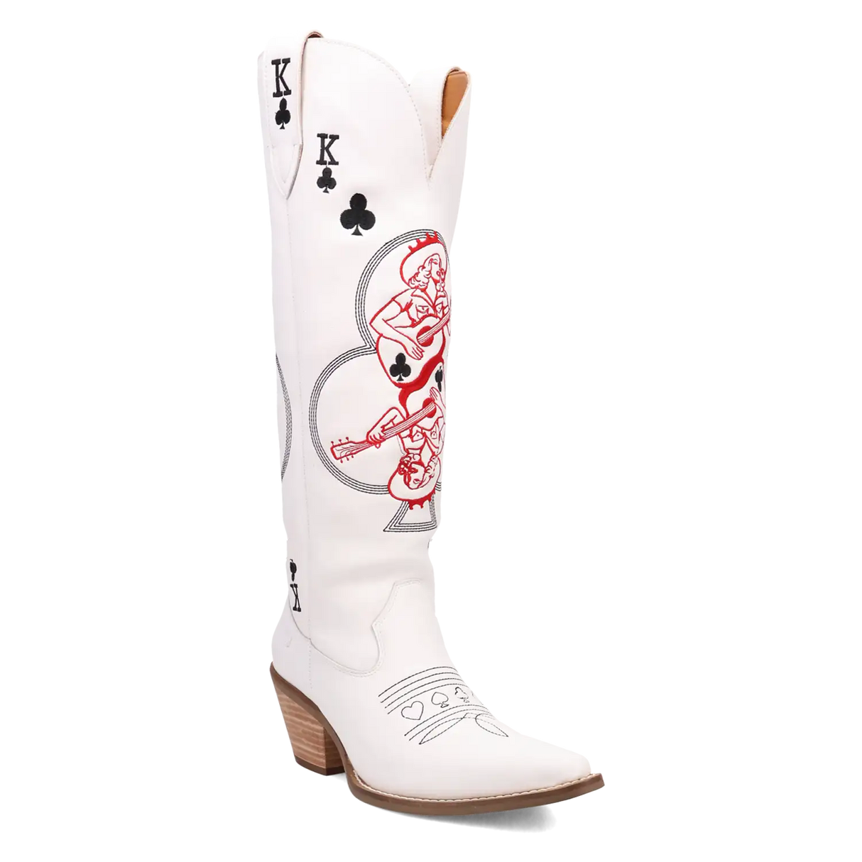 Dingo King of Clubs - Botas vaqueras de cuero para mujer