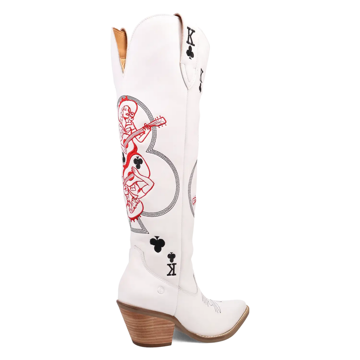 Dingo King of Clubs - Botas vaqueras de cuero para mujer