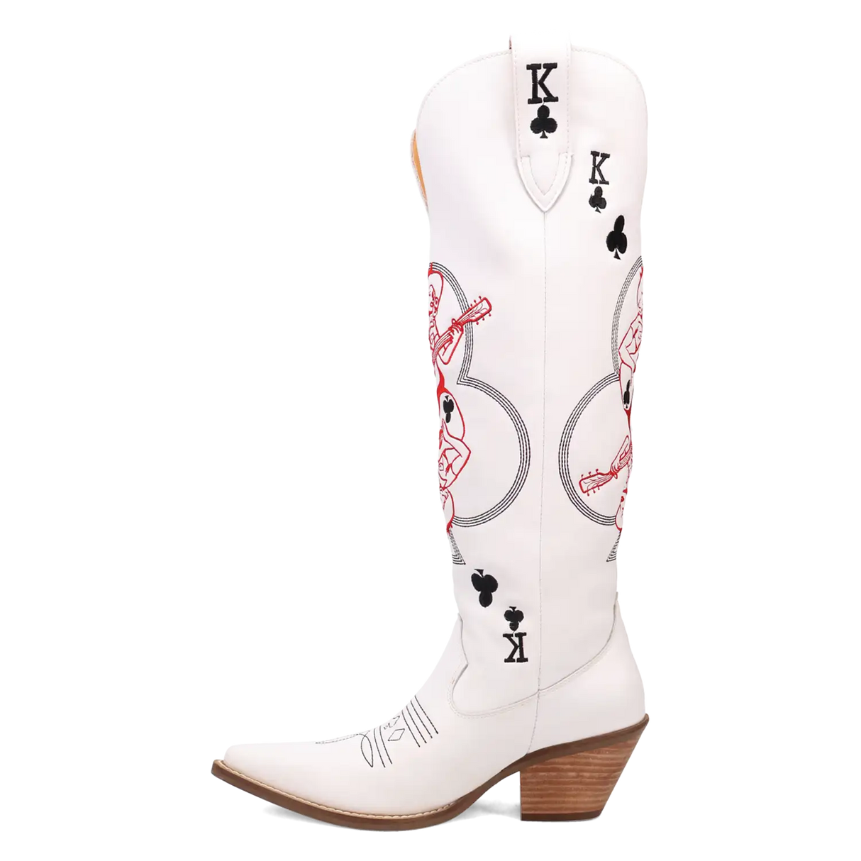 Dingo King of Clubs - Botas vaqueras de cuero para mujer