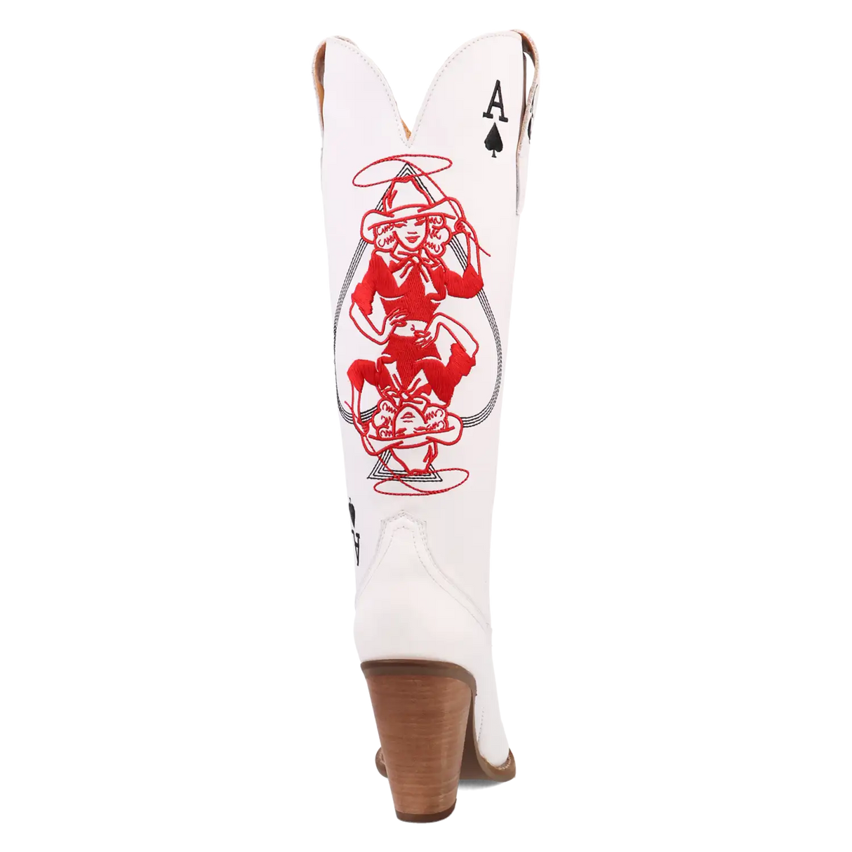 Botas de vaquera de cuero Dingo Ace of Spades para mujer
