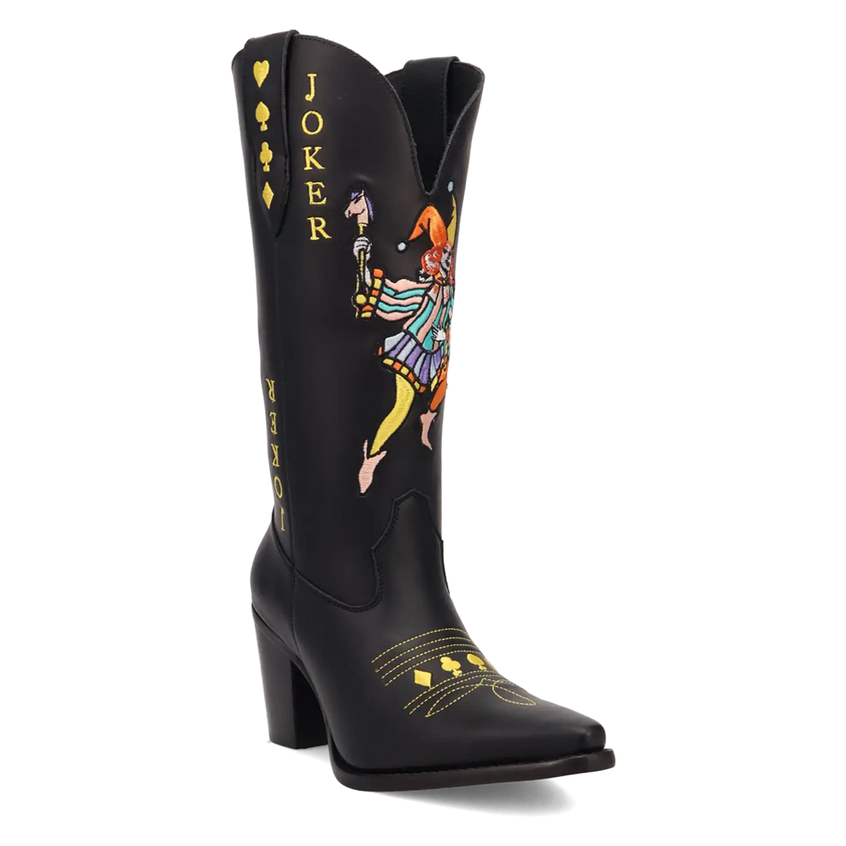 Dingo Joker - Botas vaqueras de cuero para mujer