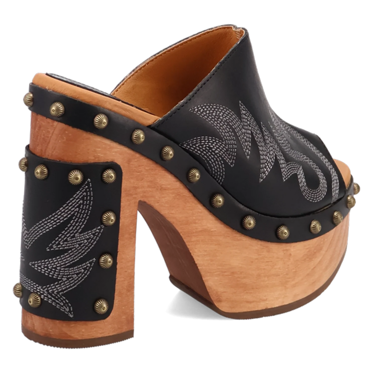 Dingo Free Spirit - Sandalias de madera para mujer