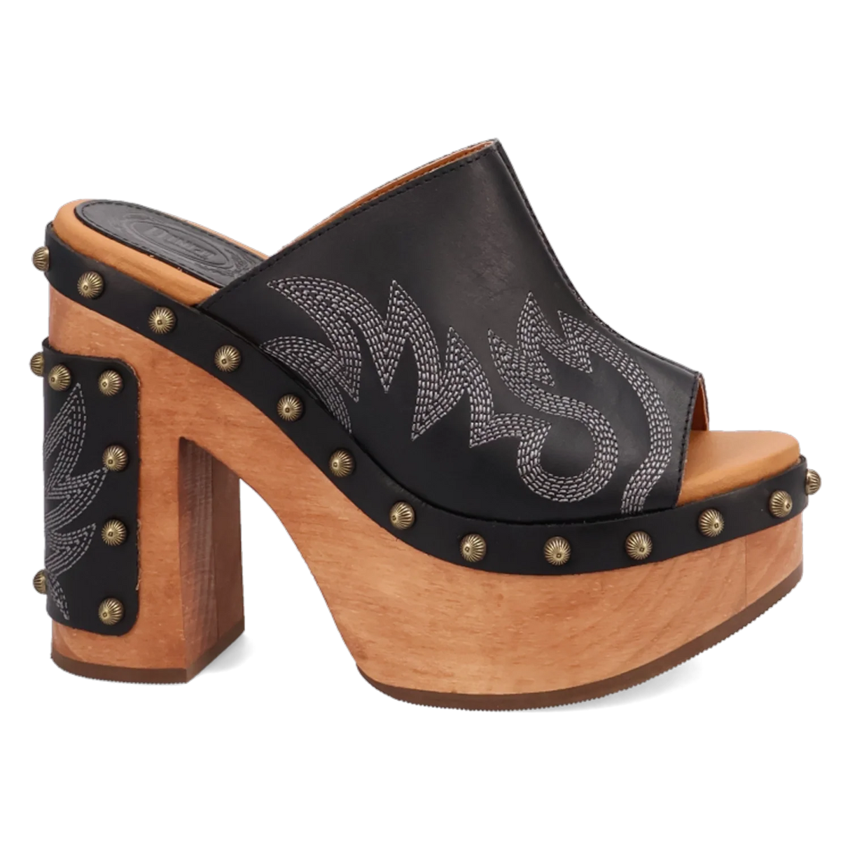 Dingo Free Spirit - Sandalias de madera para mujer