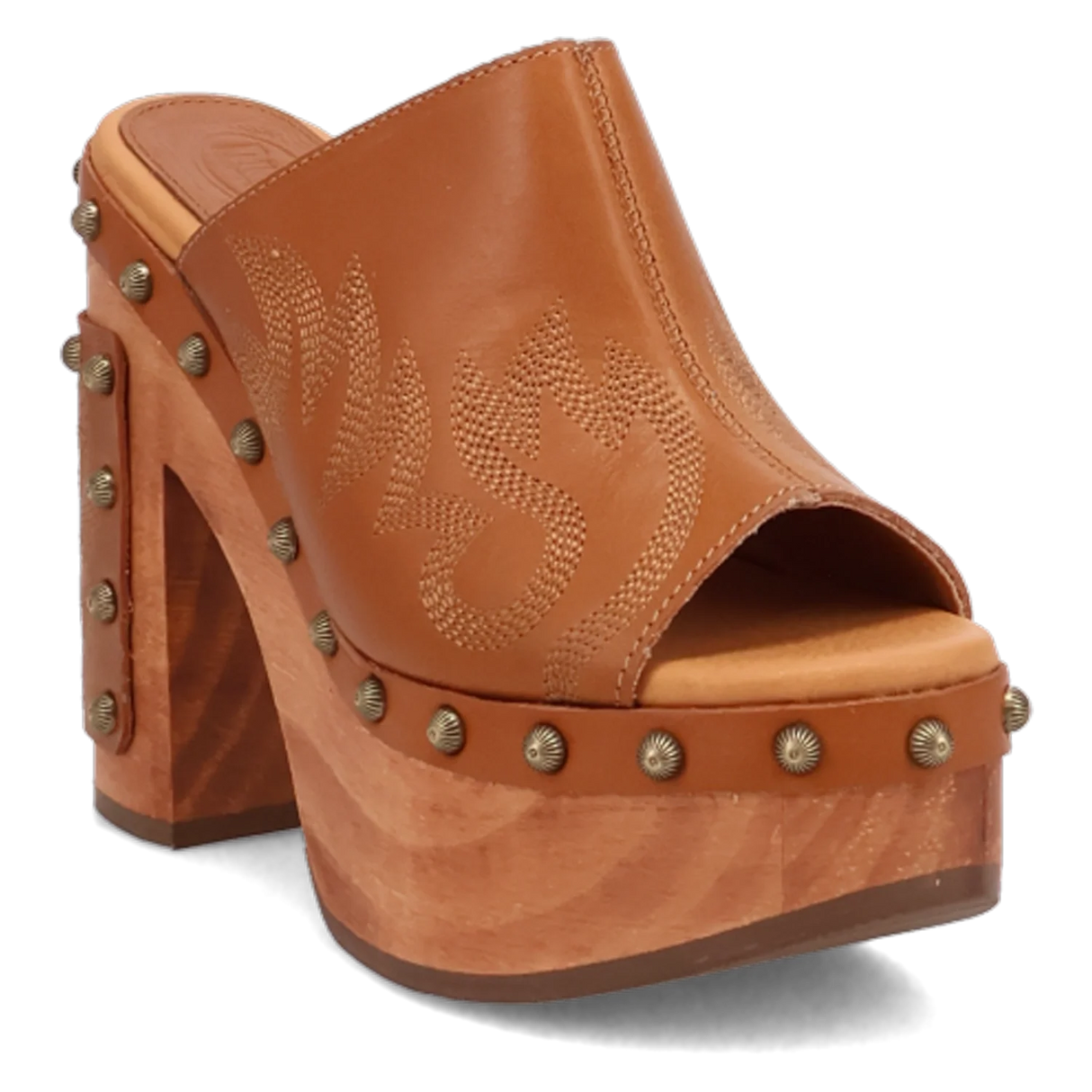 Dingo Free Spirit - Sandalias de madera para mujer