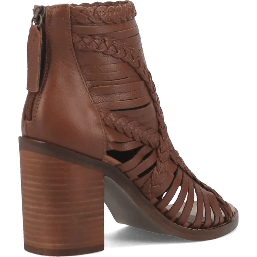 Dingo Jeezy - Bota vaquera de cuero para mujer (liquidación)