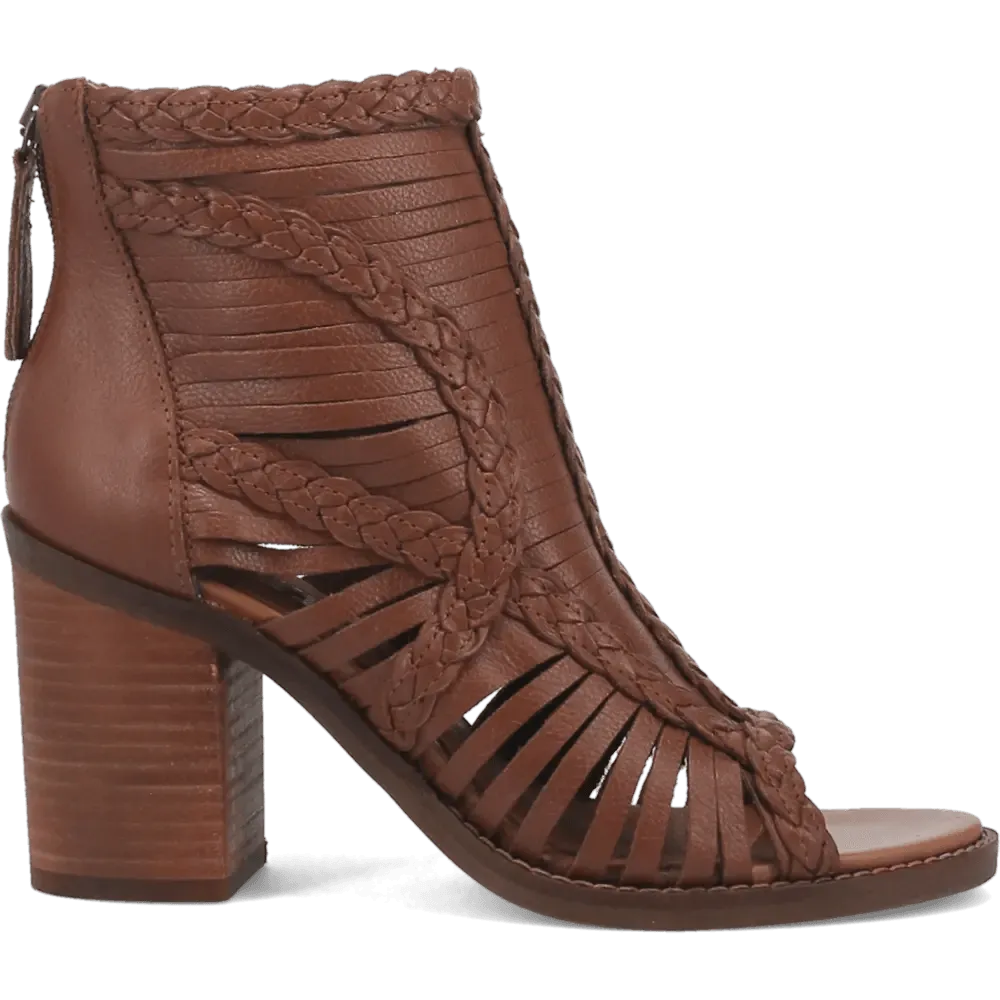 Dingo Jeezy - Bota vaquera de cuero para mujer (liquidación)