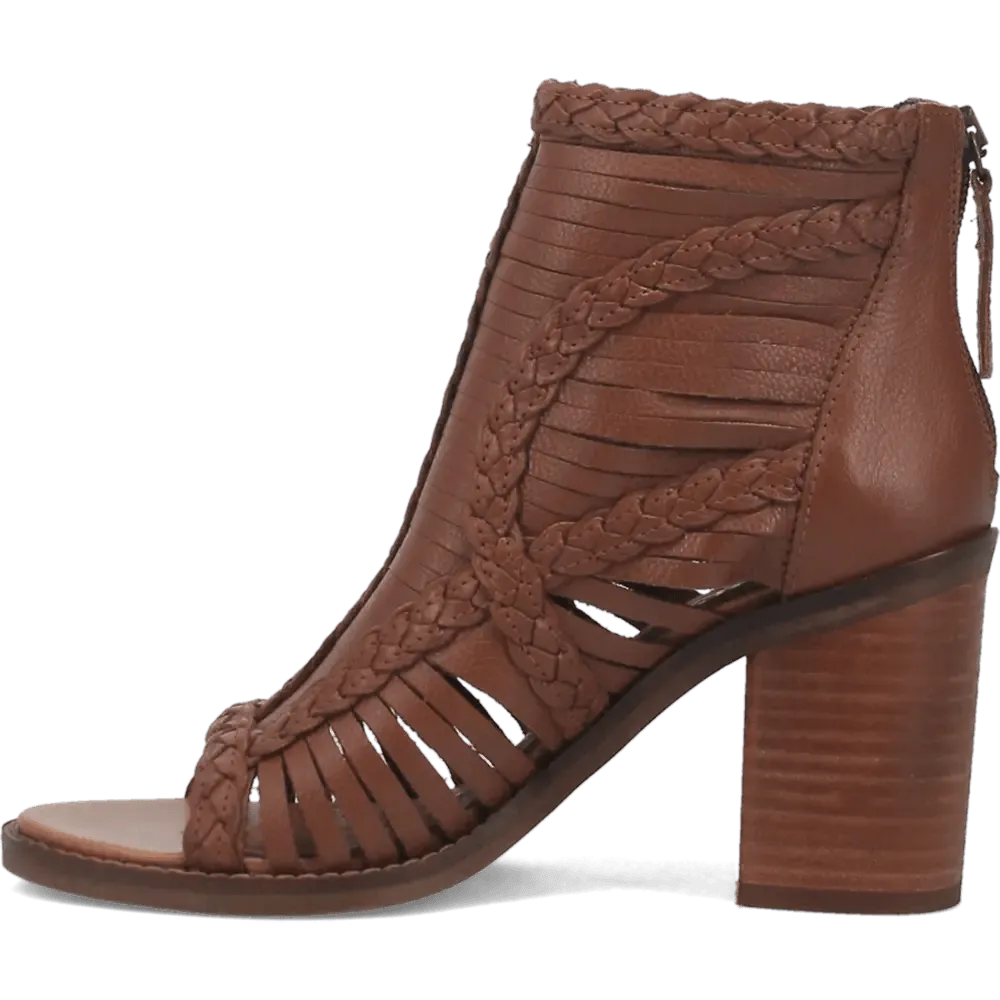 Dingo Jeezy - Bota vaquera de cuero para mujer (liquidación)