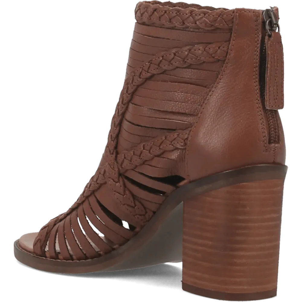 Dingo Jeezy - Bota vaquera de cuero para mujer (liquidación)