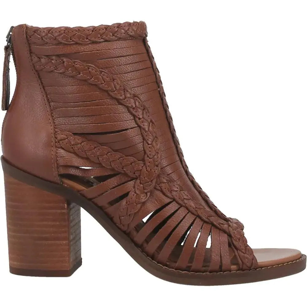 Dingo Jeezy - Bota vaquera de cuero para mujer (liquidación)