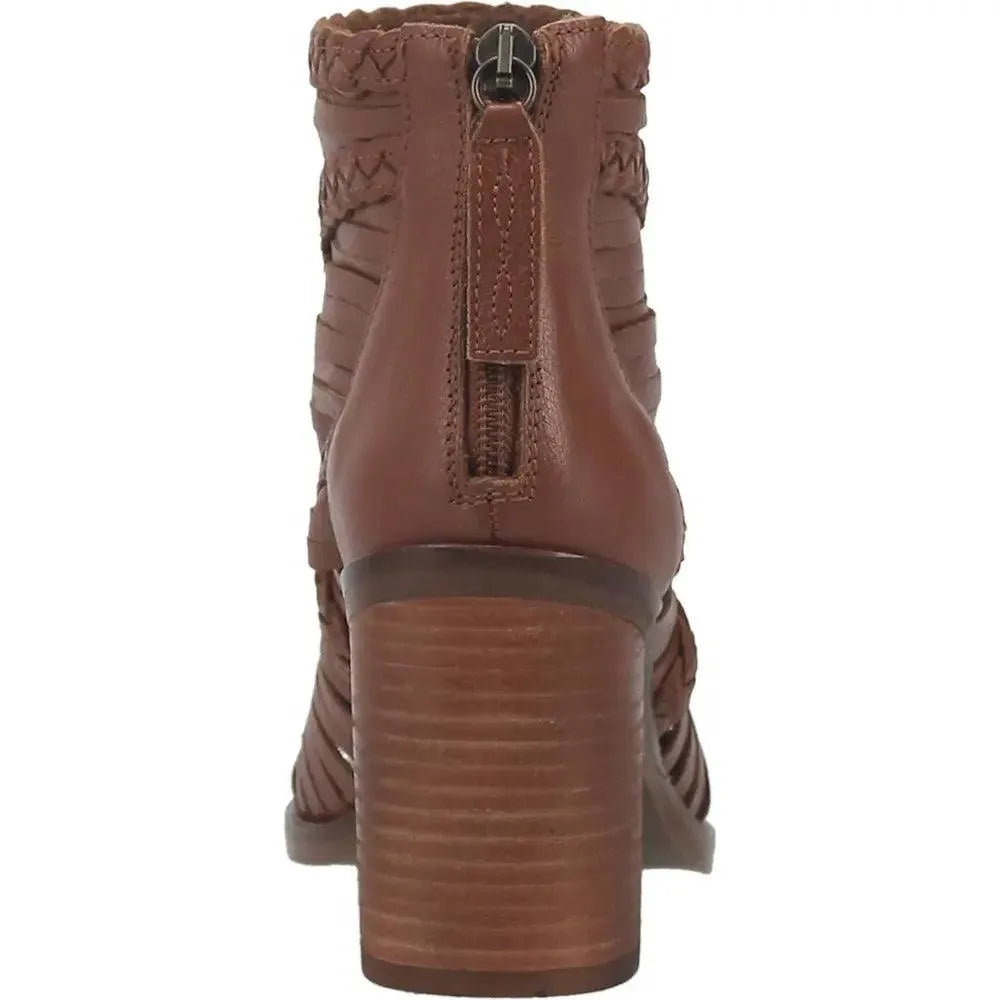 Dingo Jeezy - Bota vaquera de cuero para mujer (liquidación)