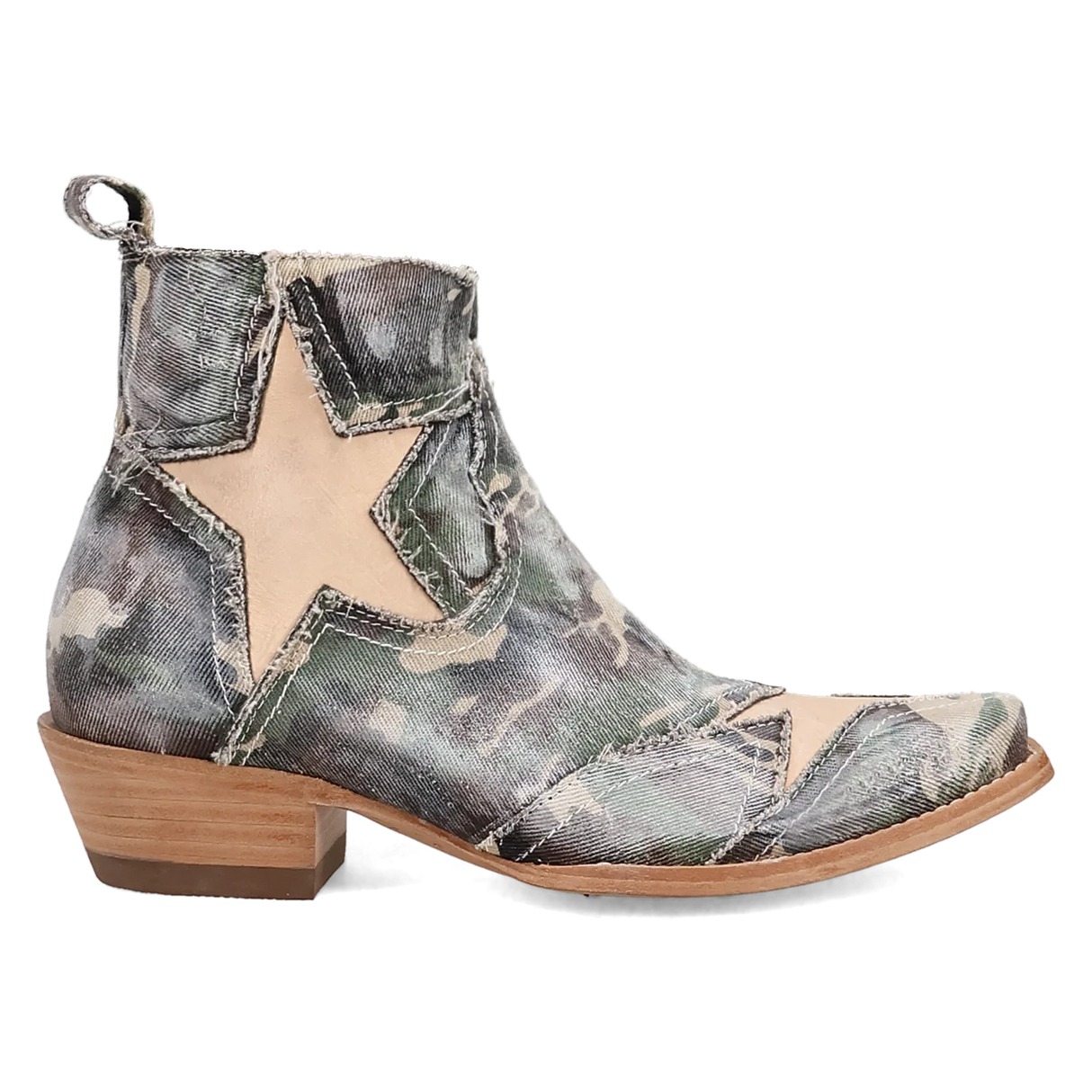 Dan Post Stardust - Botines vaqueros de mezclilla para mujer