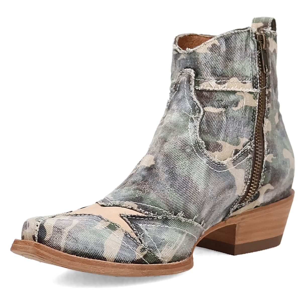 Dan Post Stardust - Botines vaqueros de mezclilla para mujer