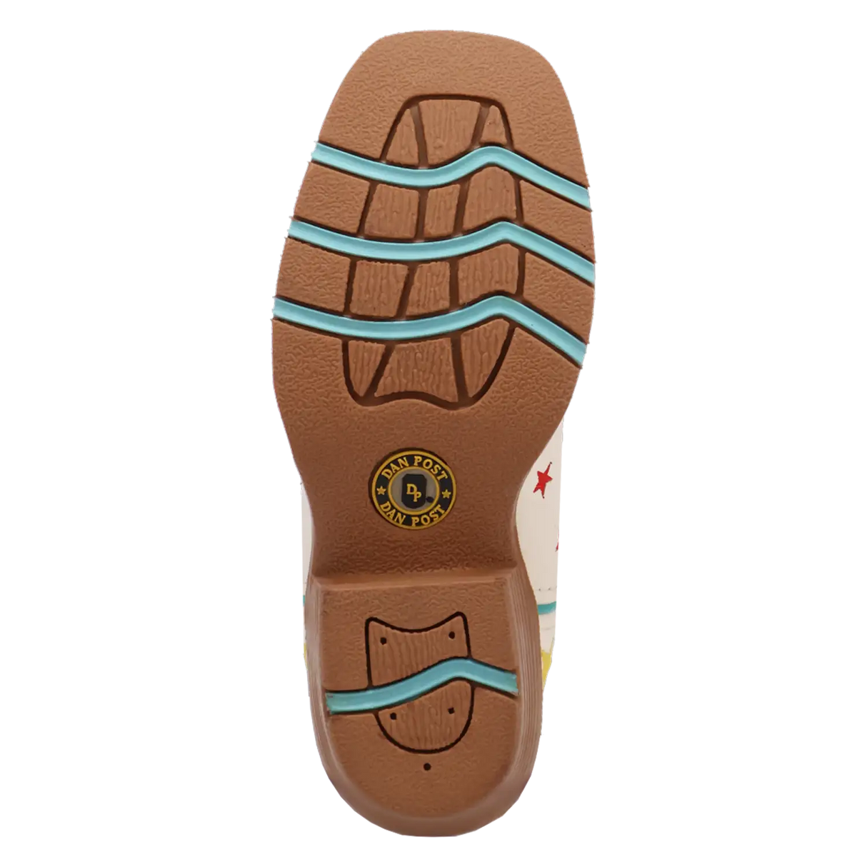 Dan Post Starlett - Botas de vaquera de cuero para niña pequeña / niña grande