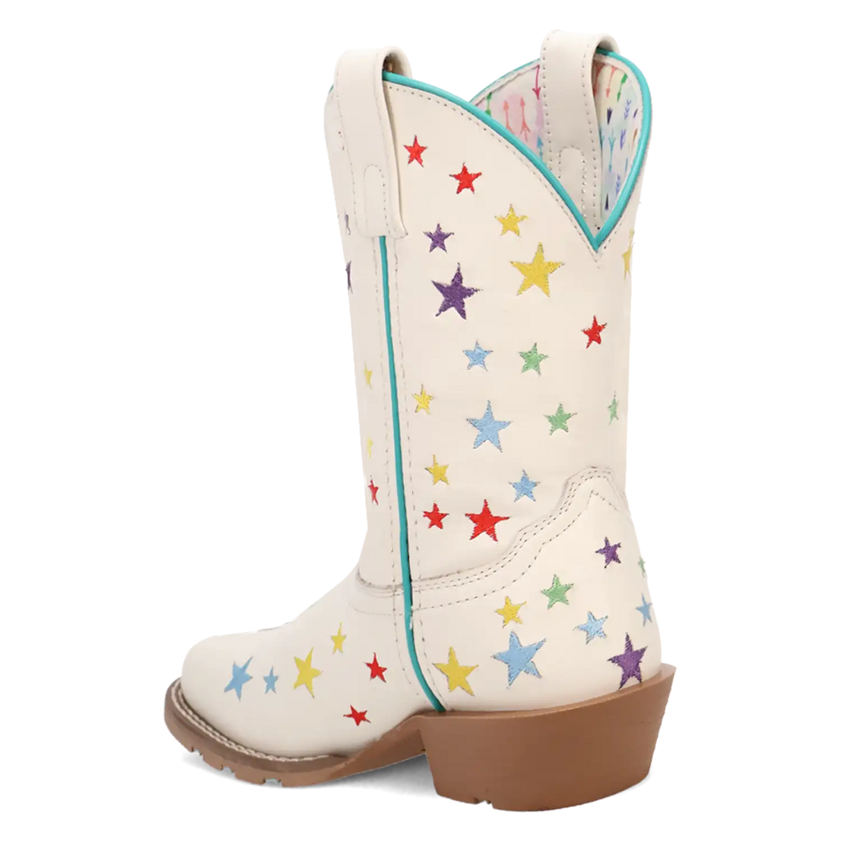 Dan Post Starlett - Botas de vaquera de cuero para niña pequeña / niña grande