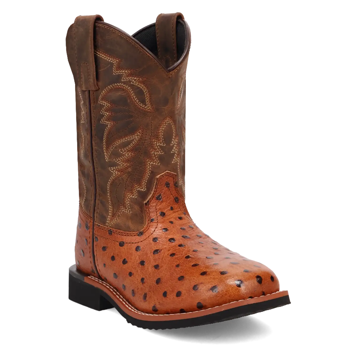Botas Cowboy de Cuero Dan Post Jet para Niño Pequeño / Niño Grande