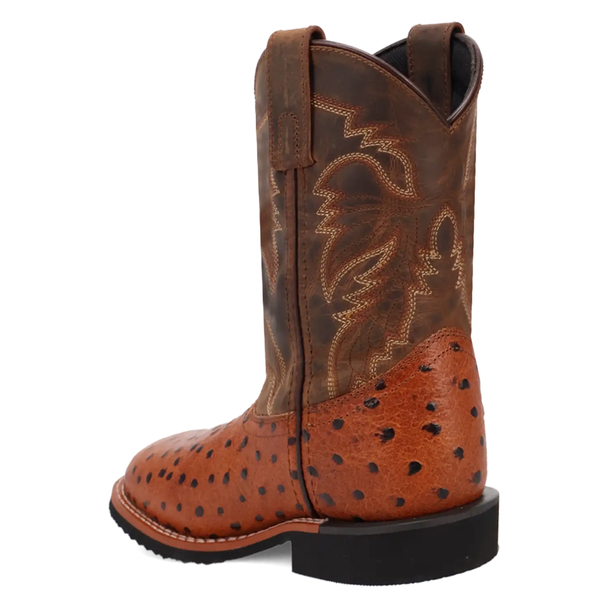 Botas Cowboy de Cuero Dan Post Jet para Niño Pequeño / Niño Grande