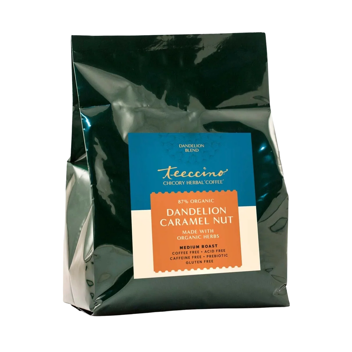 Café Herbal de Achicoria, Diente de León, Caramelo y Nuez
