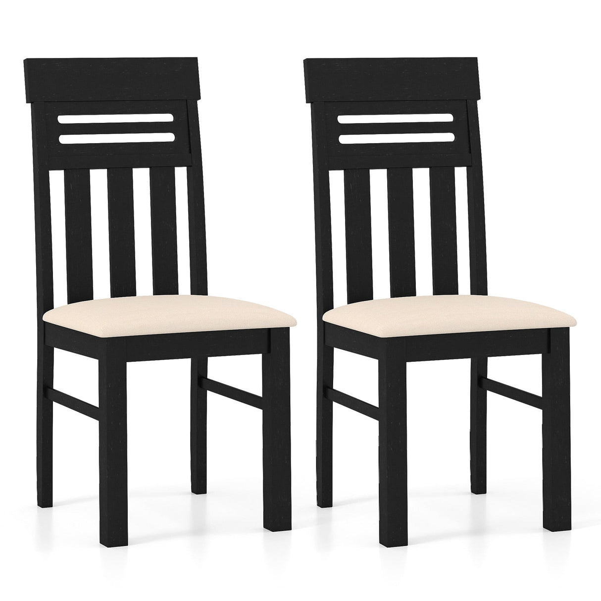Sillas de comedor Sillas de comedor de respaldo alto Juego de 2