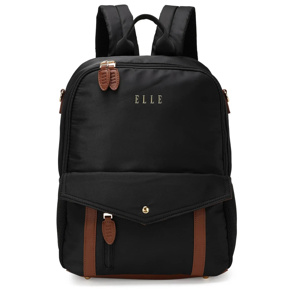 Mochila Luxe Journey de 18L en sarga y cuero vegano