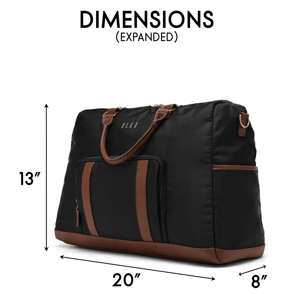 Juego de weekender y mochila Luxe Journey de 2 piezas