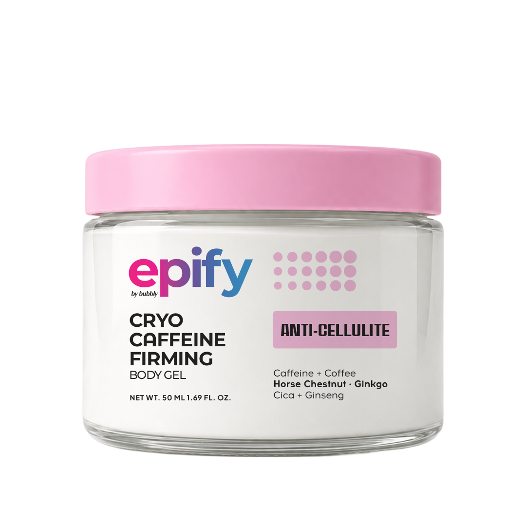 Epify Cryo-Effect Anti-Cellulite Firming Gel Cream with Caffeine & Coffee Extract, 1.7 Fl Oz