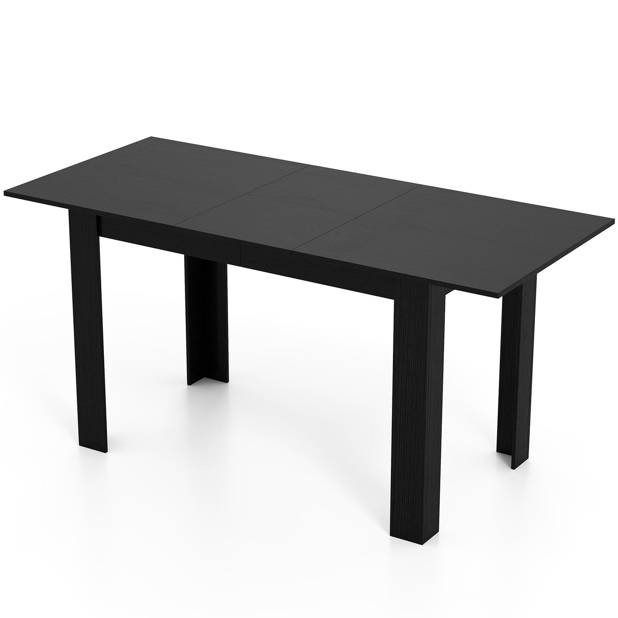 Mesa de comedor extensible para 4-8 personas, 119-157 cm, mesa de cocina rectangular grande