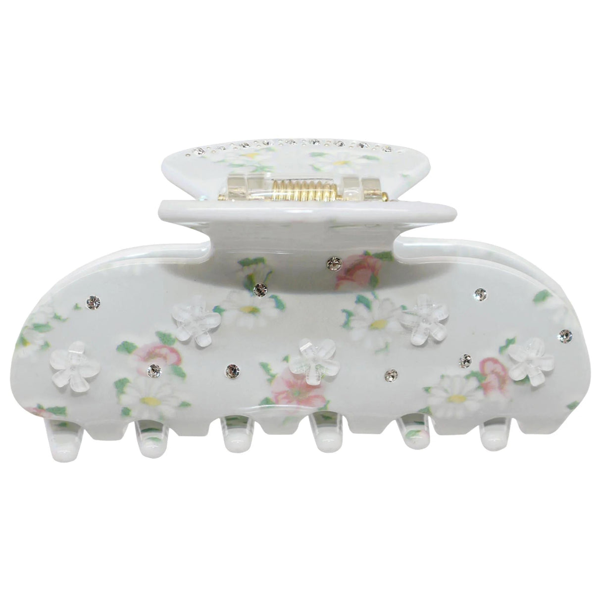 Emi Jay Sweetheart Hair Claw Clip in Tea Party - Biodegradable Hair Accessory for All Hair Types
