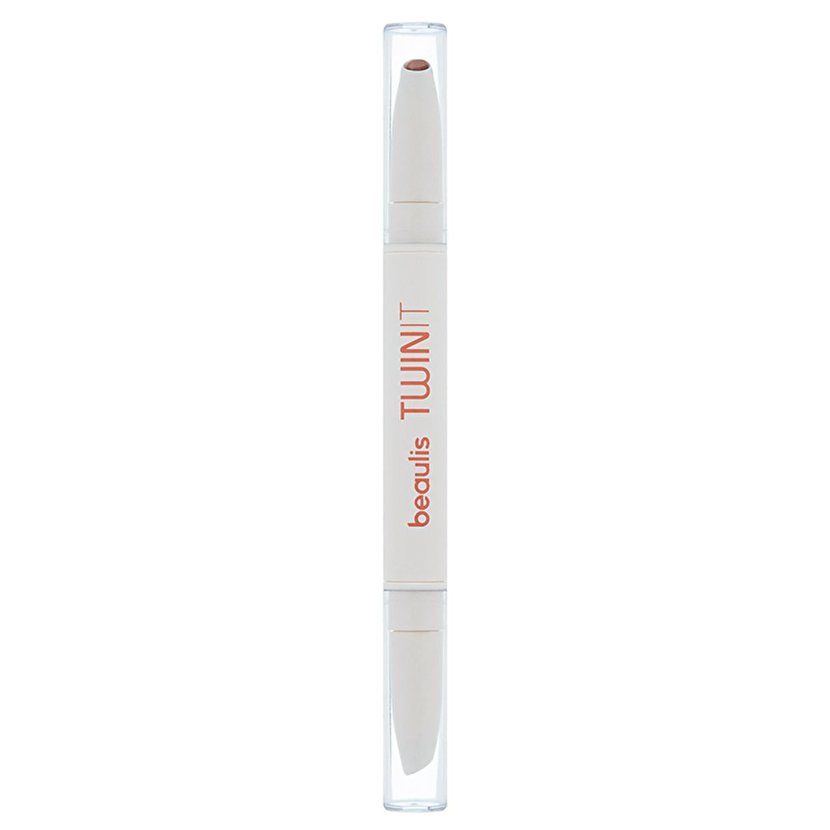 Beaulis Twin It Cream Brown Dual Ended Lipstick & Lip Liner: Long-Lasting, 2-in-1 Lip Contour, Define & Color - Portable Beauty.