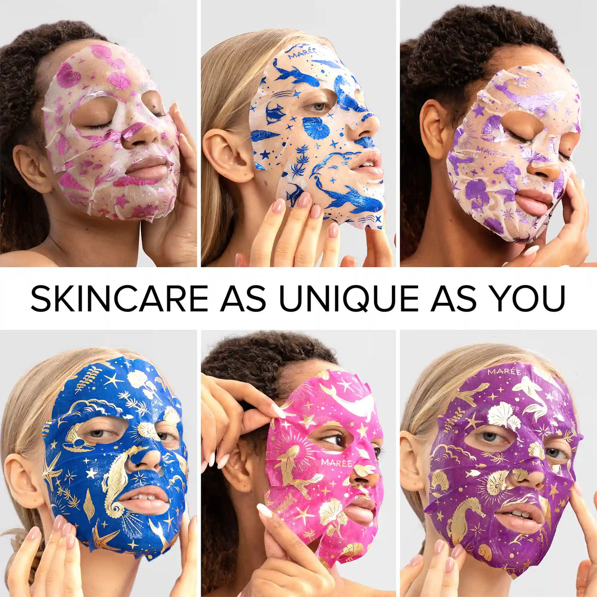 Mascarilla facial hidratante de colágeno