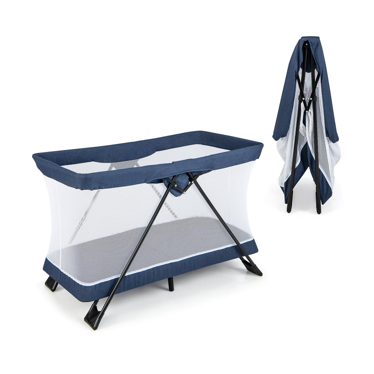 Parque Plegable para Bebés con Colchón Extraíble y Funda Lavable