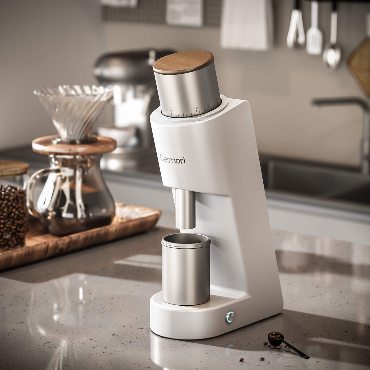 Molinillo de café Geimori GU38 | Molinillo compacto de dosis única