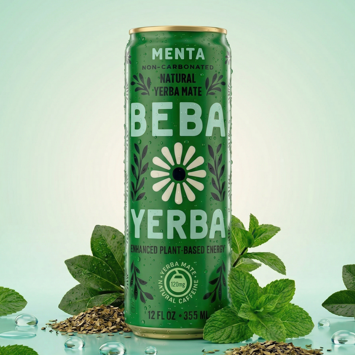 BEBA YERBA - SABOR MENTA (12 latas)